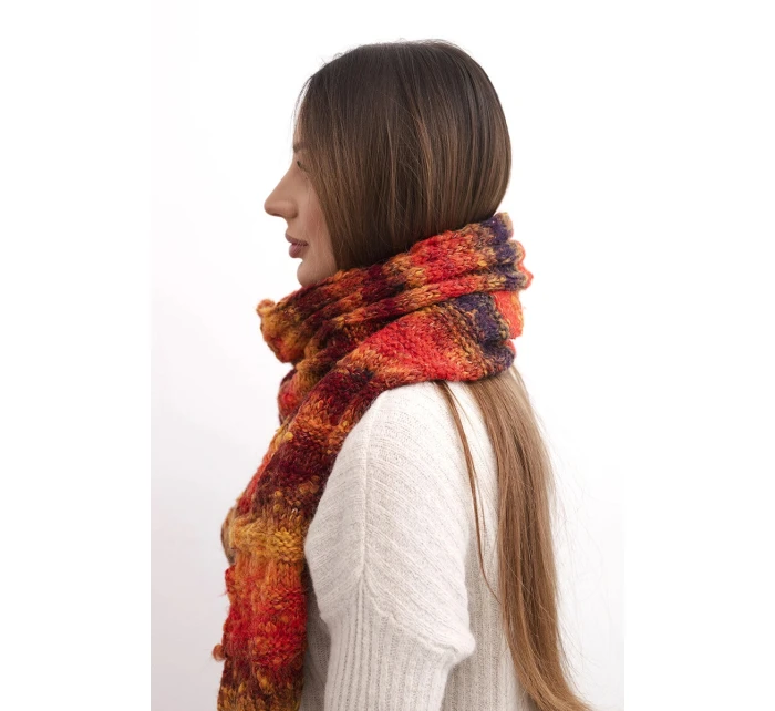 Komin dámský vlněný měkký šátek na fialový model 21865172 - K-Fashion Komin dámský vlněný měkký šátek na fialový model 21865172 - K-Fashion