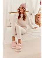 Lesklé Dámské Pantofle Růžové Big Star model 21637406 - Big Star Shoes Lesklé Dámské Pantofle Růžové Big Star model 21637406 - Big Star Shoes