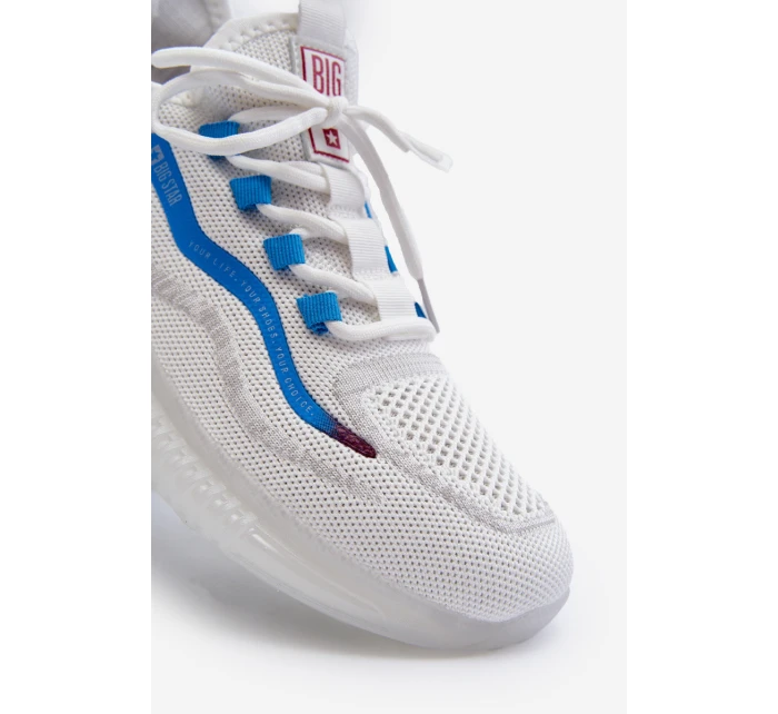 Pánské sportovní boty HI-POLY SYSTEM Big Star NN174451 Bílé Pánské sportovní boty HI-POLY SYSTEM Big Star NN174451 Bílé