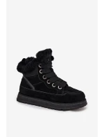 Dámské Zimní Boty Na Platformě S Kožíškem Big Star model 21705939 Černé - Big Star Shoes