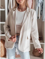 Dámské oversize sako RESIDAL světle béžové FashionStreet PY0122