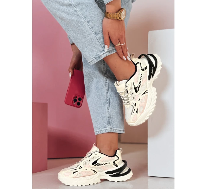 Dámské sportovní tenisky BLAZERO beige FashionStreet ZY0901