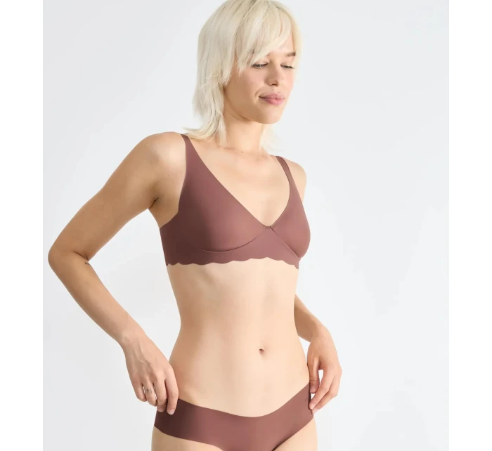 Dámská podprsenka ZERO Microfibre 2.0 Soft bra - CACAO - hnědá 1141 - SLOGGI