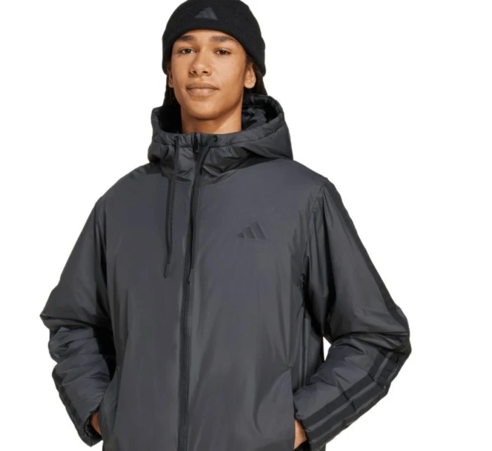 Essentials 3 Stripes Insulated Hooded Jacket M pánské model 21771388 - ADIDAS Essentials 3 Stripes Insulated Hooded Jacket M pánské model 21771388 - ADIDAS