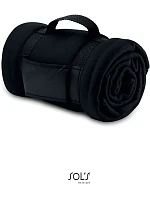 SOL'S Stavenger Fleecová deka 25.4342 black SOL'S Stavenger Fleecová deka 25.4342 black