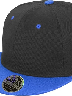 Result Headwear RC 082X 6 panelová kšiltovka s plochým kšiltem 28.082X black/azure