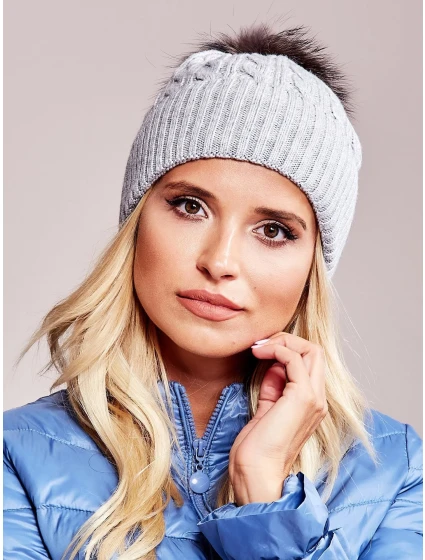 Dámská čepice AT CZ 173501 šedá Dámská čepice AT CZ 173501 šedá