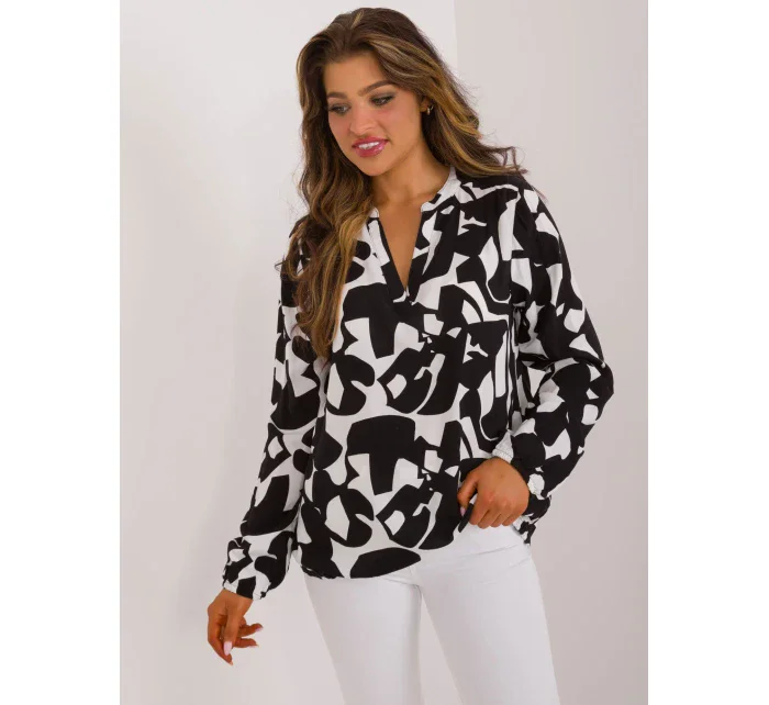 Bluzka model 20235247 czarno biały - FPrice