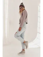 Dámské Tenisky Big Star Vysoké Zateplené Šedé EE274114 Dámské Tenisky Big Star Vysoké Zateplené Šedé EE274114