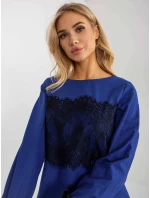 Dámská halenka model 20847149 Královská modř s černou - FPrice