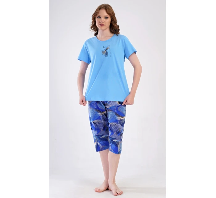 Dámské pyžamo kapri Eliza Dámské pyžamo kapri Eliza