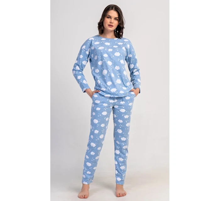 Dámské pyžamo dlouhé Obláček Dámské pyžamo dlouhé Obláček
