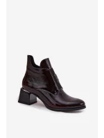 Boty na podpatku  model 218066 Step in style