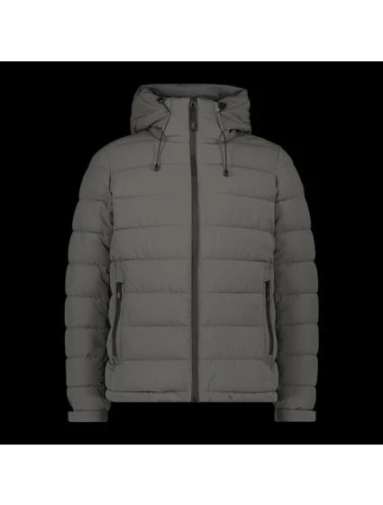 Pánská zimní sportovní zateplená bunda s kapucí CMP šedá (34K0167/E910)