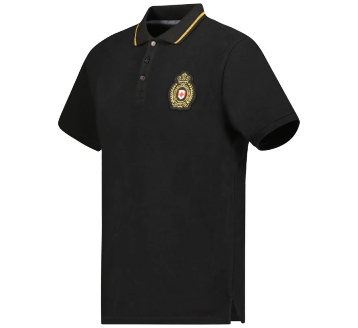 Koszulka polo BLACK RM MEN 254 model 21358954 - Canadian Peak Koszulka polo BLACK RM MEN 254 model 21358954 - Canadian Peak