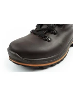 Grisport Marrone pánské trekové boty kožené nepromokavé kotníkové boty