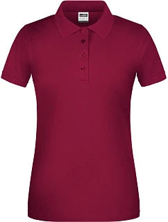 Daiber JN 873 Dámské pracovní bio piqué polo 02.0873 wine
