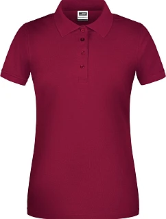 Daiber JN 873 Dámské pracovní bio piqué polo 02.0873 wine
