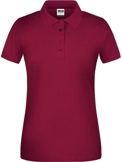Daiber JN 873 Dámské pracovní bio piqué polo 02.0873 wine Daiber JN 873 Dámské pracovní bio piqué polo 02.0873 wine