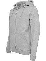 BY 012 Mikina s kapucí z těžké bavlny model 22433715 heather grey - Build your Brand BY 012 Mikina s kapucí z těžké bavlny model 22433715 heather grey - Build your Brand