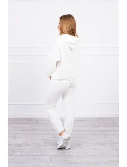 Tepláková souprava s kapucí ecru Tepláková souprava s kapucí ecru