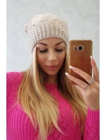 Sandra K210 světle béžová fleecová čepice Sandra K210 světle béžová fleecová čepice