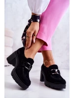 Elegantní boty s zdobením Černý model 21583112 - Boto