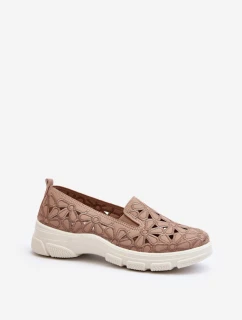 Růžové Dámské Nazouvací Boty s model 21648204 - EVENTO