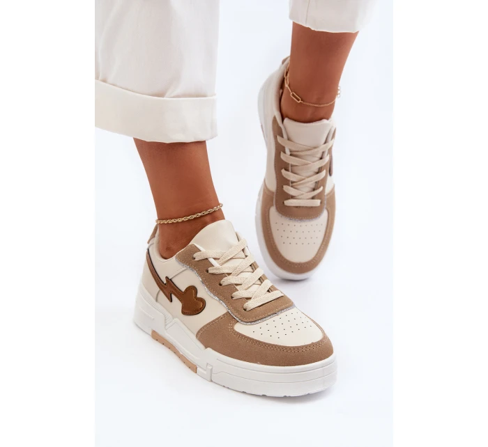 Dámské tenisky na platformě béžové Zeparine Dámské tenisky na platformě béžové Zeparine