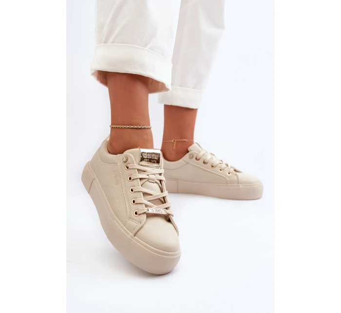 Dámské Tenisky Big Star NN274210 Beige Dámské Tenisky Big Star NN274210 Beige