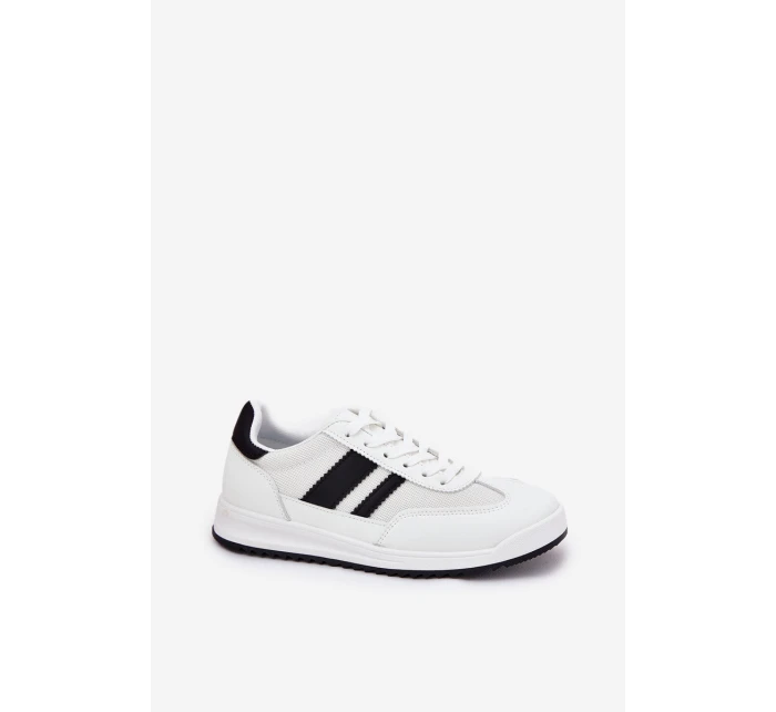 Dámské Tenisky Z Eko Semiše Bílé model 21691096 - Boto Dámské Tenisky Z Eko Semiše Bílé model 21691096 - Boto