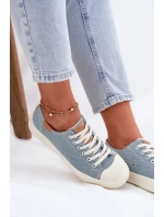 Dámské Textilní Tenisky Big Star model 21693106 Modré - Big Star Shoes Dámské Textilní Tenisky Big Star model 21693106 Modré - Big Star Shoes