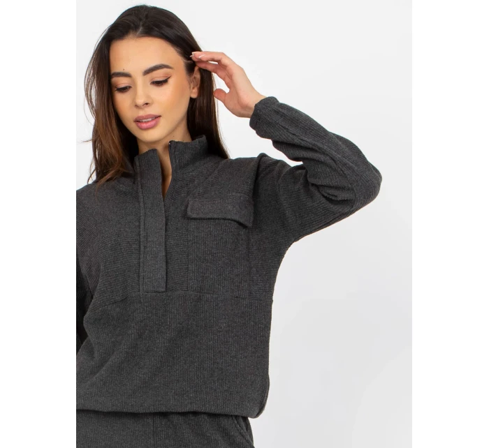 Pyžamo BR PI 9124 tmavě šedé