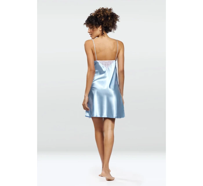 Dámská košilka Luna Baby Blue chemise - Dkaren Dámská košilka Luna Baby Blue chemise - Dkaren