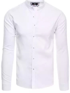 Pánská elegantní bílá košile Dstreet DX2324