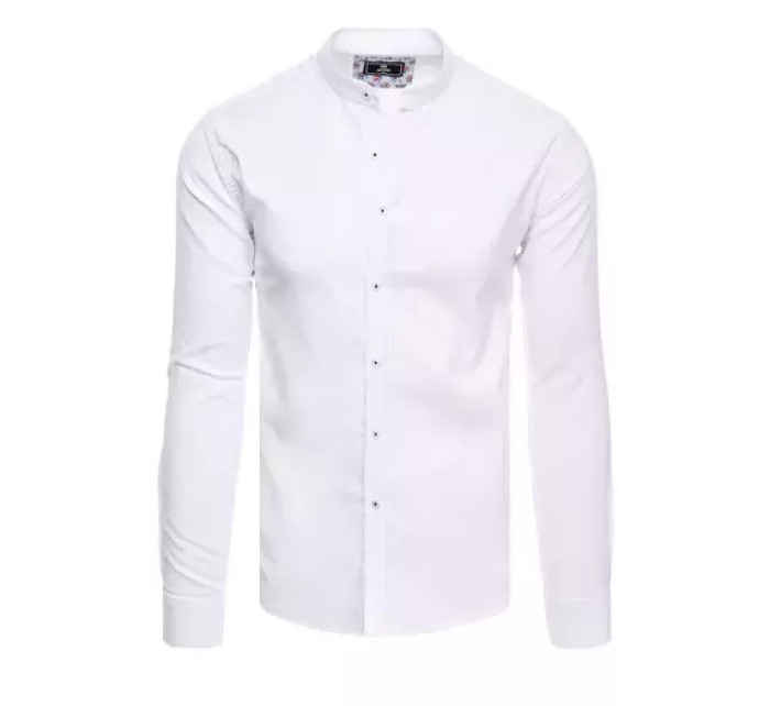 Pánská elegantní bílá košile Dstreet DX2324