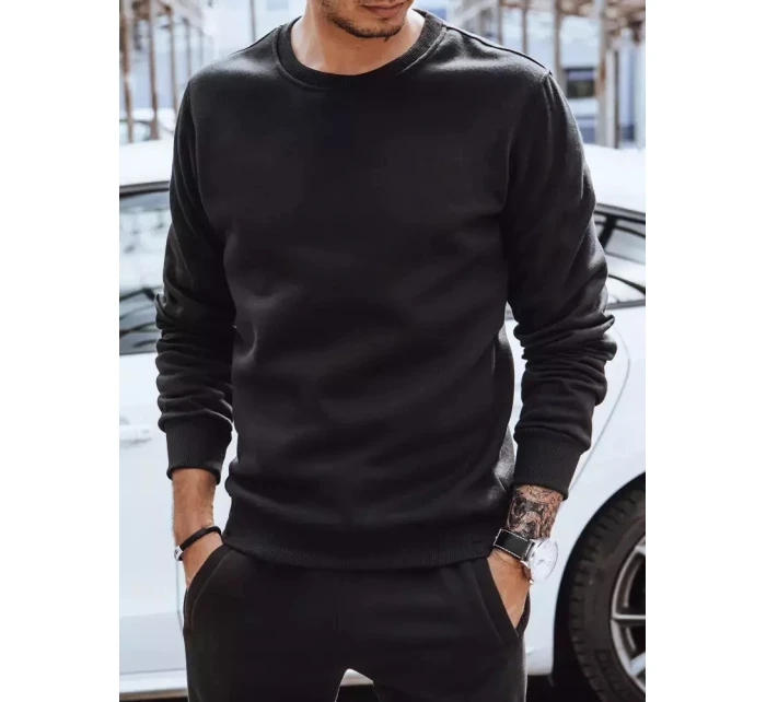 Pánská zateplená tepláková souprava černá Dstreet model 21965554 - FashionStreet Pánská zateplená tepláková souprava černá Dstreet model 21965554 - FashionStreet