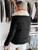 Dámská zimní manšestrová bunda černá Dstreet model 21978694 - FashionStreet