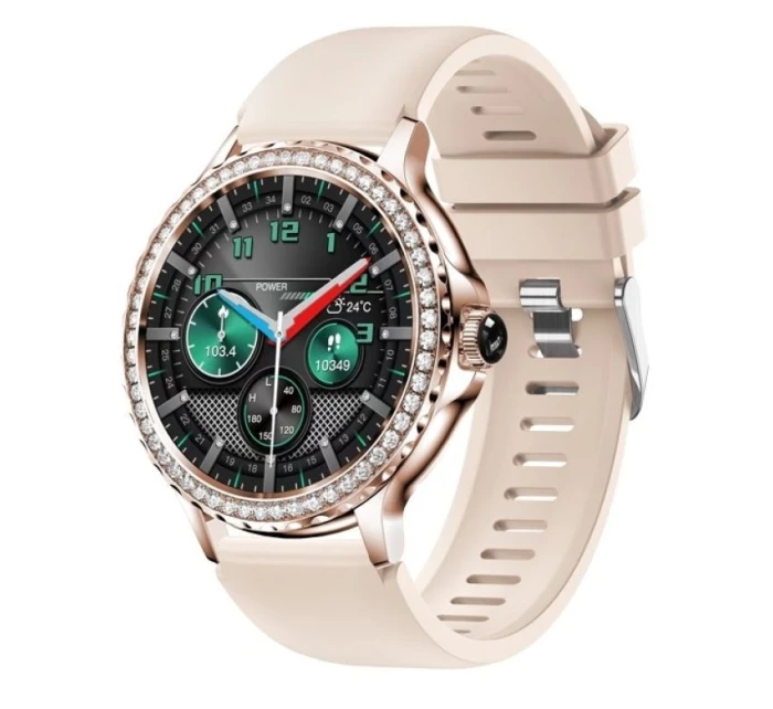 Dámské chytré hodinky Rubicon RNCF19-1 Rose Gold Náramek + řemínek Dámské chytré hodinky Rubicon RNCF19-1 Rose Gold Náramek + řemínek