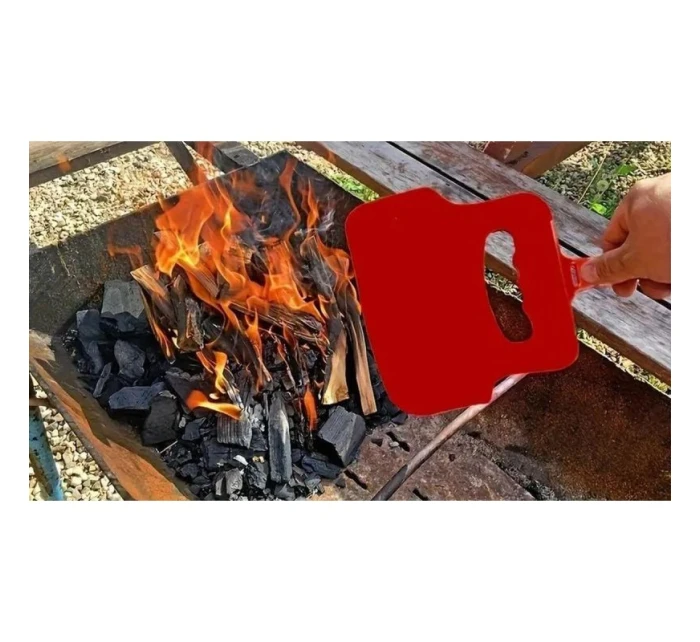 RUČNÍ FOUKAČ KRBOVÉHO GRILU ČERVENÝ RUČNÍ FOUKAČ KRBOVÉHO GRILU ČERVENÝ