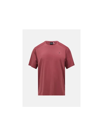 Pánské tričko PEAK PERFORMANCE M Repel T-Shirt, červená barva Pánské tričko PEAK PERFORMANCE M Repel T-Shirt, červená barva