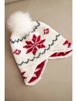 Čepice s rolováním Magda K293 camel