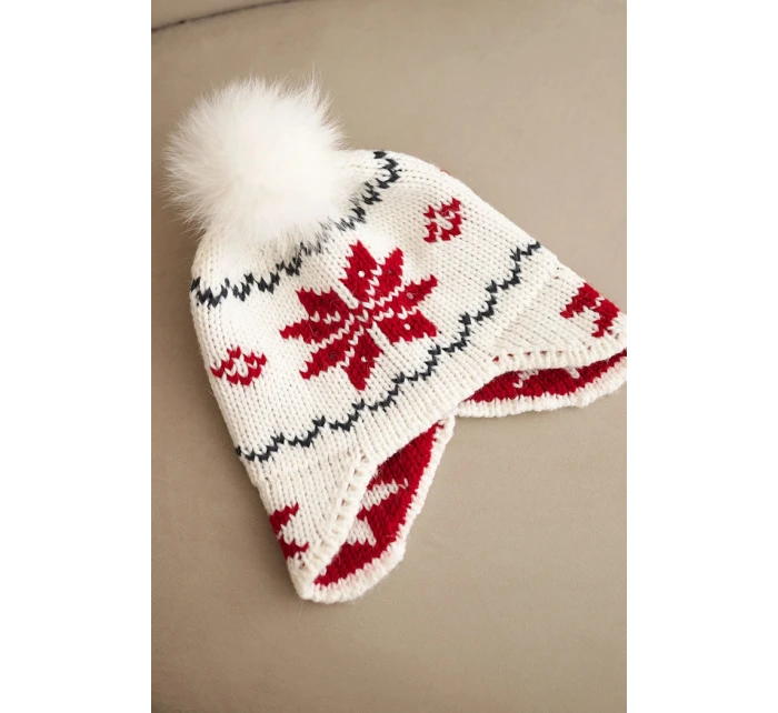 Čepice s rolováním Magda K293 camel