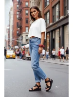 Pěnové Sandály Na Klínu Big Star FF274A349 Černé