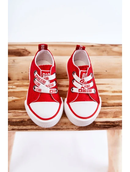 Dětské látkové tenisky BIG STAR KK374051 červená Dětské látkové tenisky BIG STAR KK374051 červená