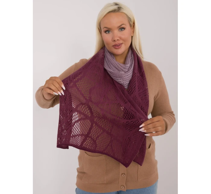 Szalik AT SZ model 20473647 jasny fioletowy - FPrice