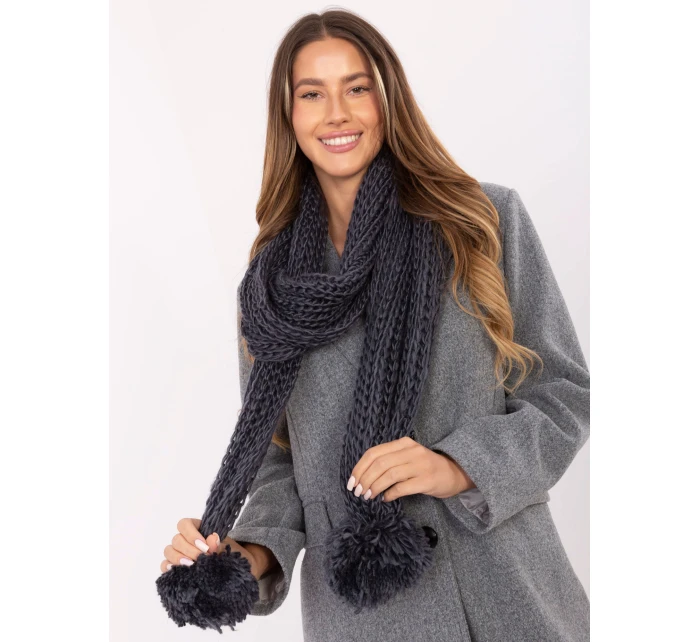 Szalik AT SZ S model 21488784 ciemny szary - FPrice