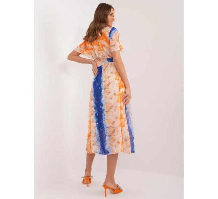 Sukienka DHJ SK  pomarańczowy model 20095157 - FPrice