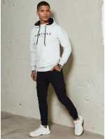 FashionStreet pánská světle šedá mikina s potiskem BX5680