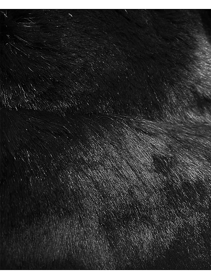 Černá bunda z ekologické kůže s panelem model 21247154 - J.STYLE